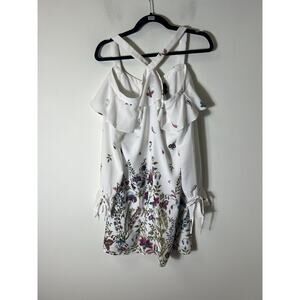 W by Worth Long Sleeve Floral Dress Sz 4